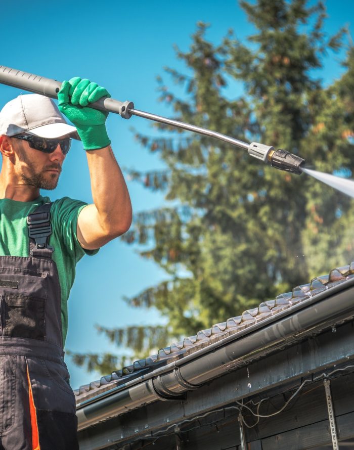Washing Plastic Carport Roof